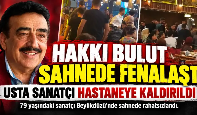 Hakkı Bulut’tan korkutan haber! Şarkı söylerken rahatsızlandı