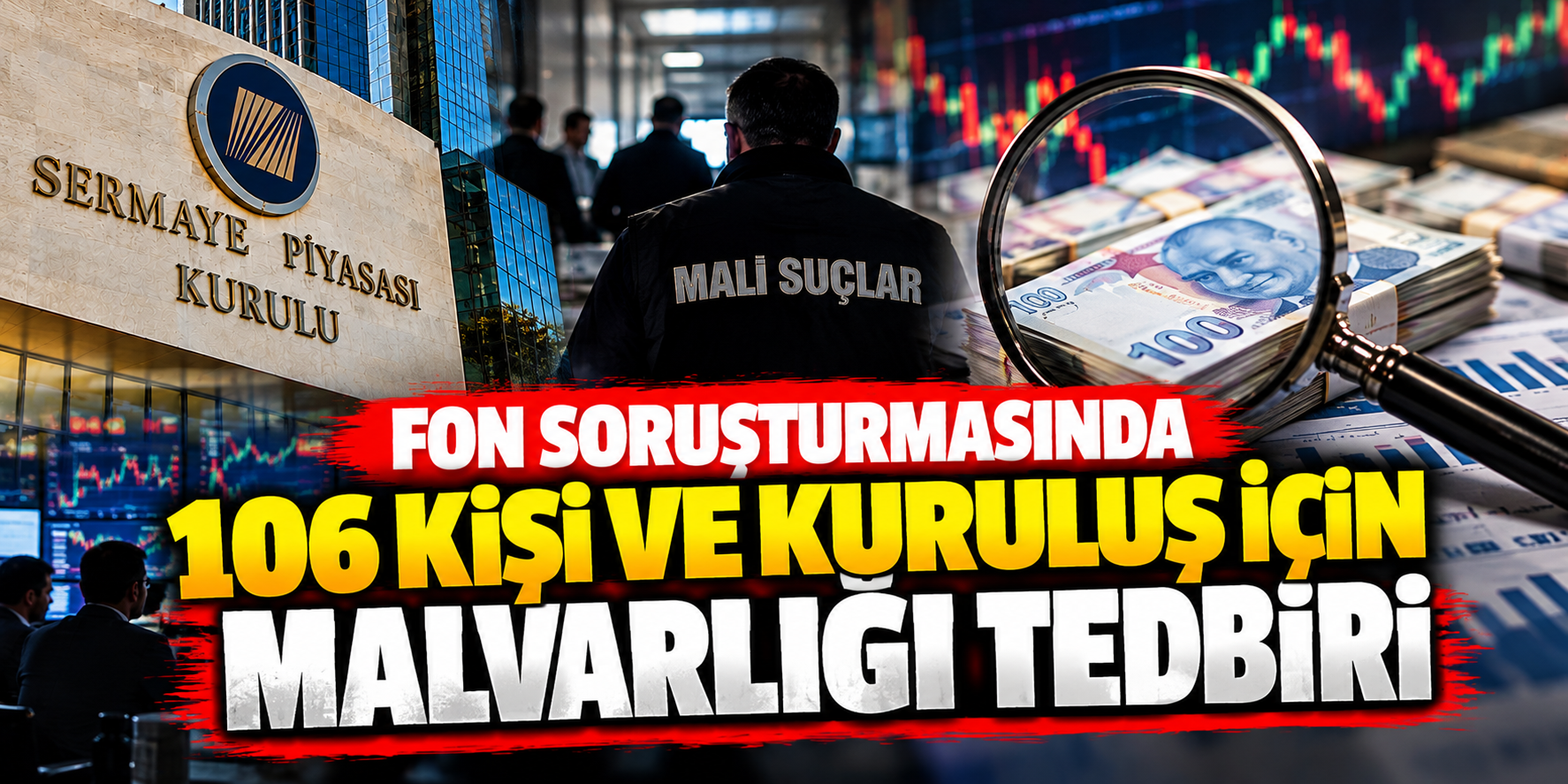 Fon Soruşturmasında 106 Kişi ve Kuruluş İçin Malvarlığı Tedbiri Talebi
