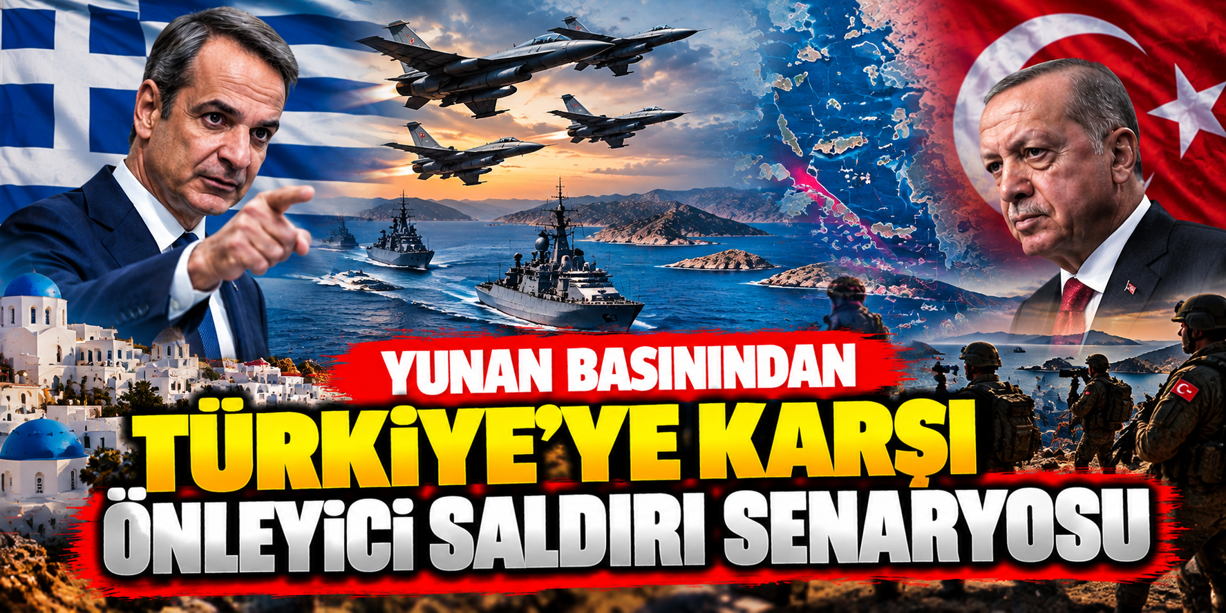Yunan Basınından Türkiye’ye Karşı “Önleyici Saldırı” Senaryosu: İlk 24 Saat Hesabı