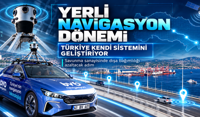 Haritalarda da bağımsızlık dönemi! Türkiye’den yerli navigasyon atağı