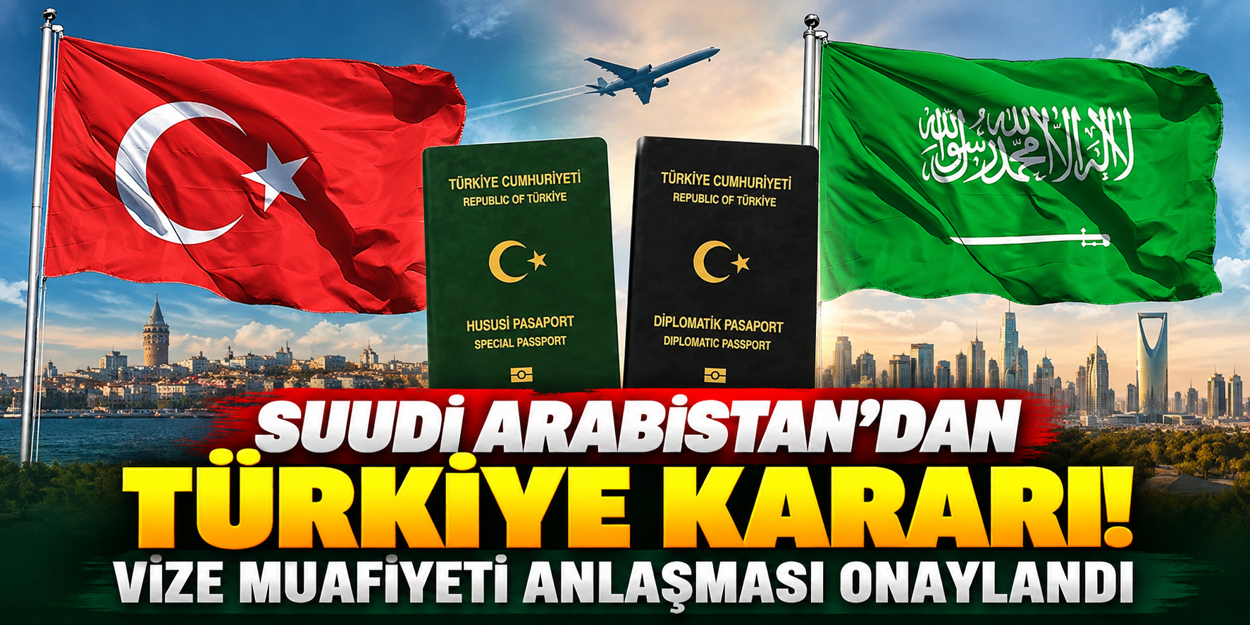 Suudi Arabistan’dan Türkiye Kararı: Vize Muafiyeti Anlaşması Onaylandı