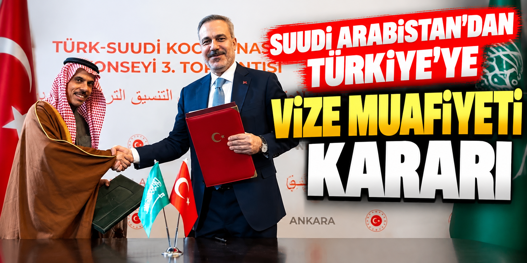 Suudi Arabistan’dan Türkiye ile Vize Muafiyetine Onay: 90 Gün Vizesiz Seyahat