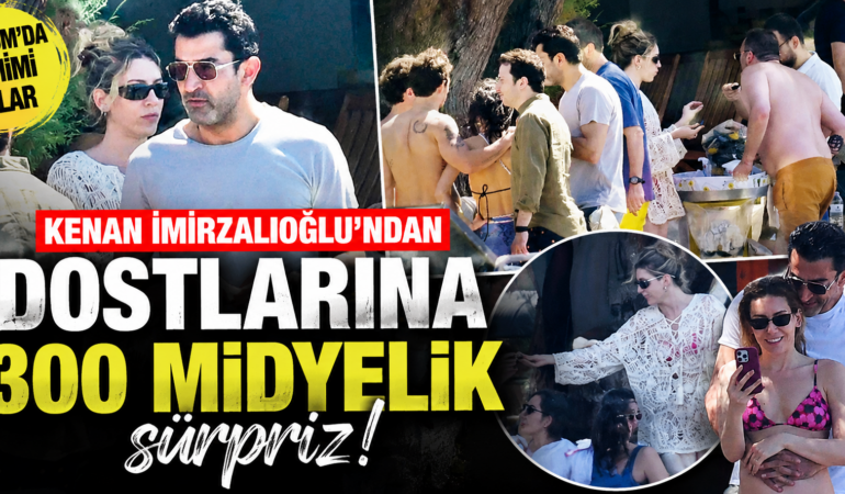 KENAN İMİRZALIOĞLU’NDAN DOSTLARINA 300 MİDYELİK SÜRPRİZ