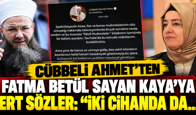 Cübbeli Ahmet’ten Fon Tartışmasına Sert Çıkış: “İki Cihanda da Felah Bulamazlar”