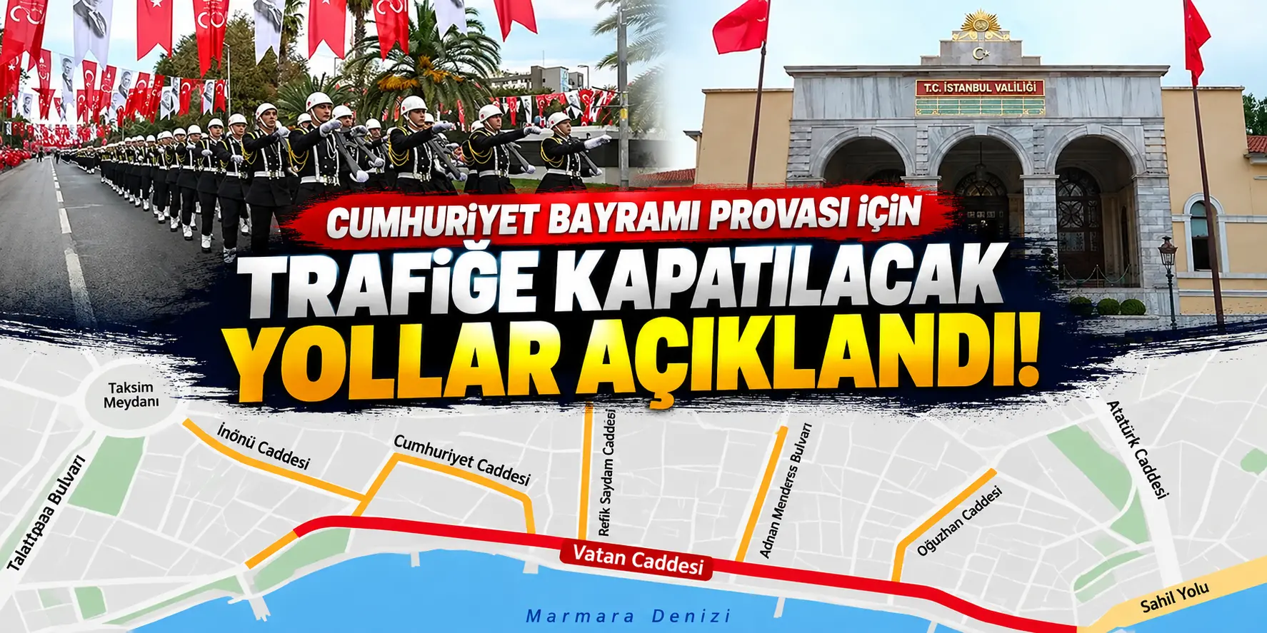 İstanbul’da 24 ve 29 Ekim’de Trafiğe Kapatılacak Yollar Açıklandı! Sürücülere Kritik Uyarı