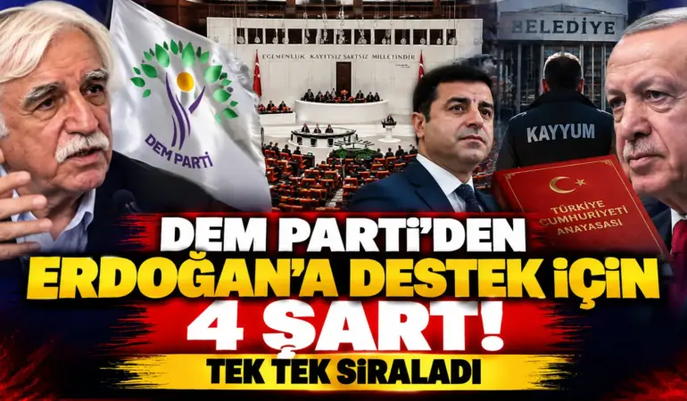 DEM Partili Cengiz Çandar’dan Erdoğan’a destek için 4 şart!