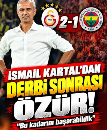 Derbi Sonrası Özür! 彩神争霸提现