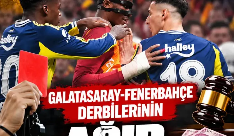Galatasaray-Fenerbahçe Derbilerinin Ağır Faturası! 21,5 Milyon TL Ceza Kesildi