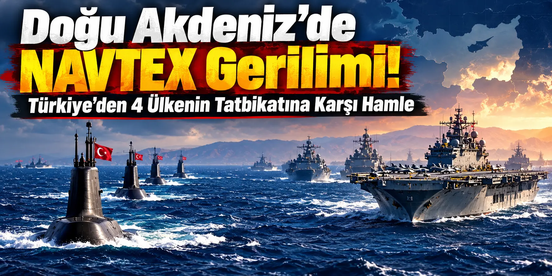 Yunanistan’ın NAVTEX Hamlesine Türkiye’den Karşılık! Gözler Doğu Akdeniz’de