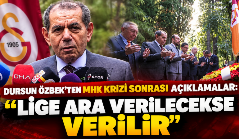 Dursun Özbek sessizliğini bozdu! Liglerin ertelenmesi için kritik mesaj