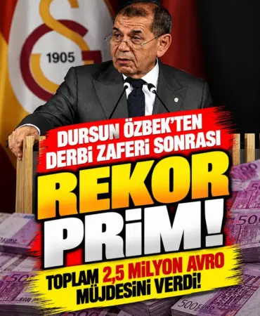 Dursun Özbek’ten Rekor Prim Müjdesi (1)