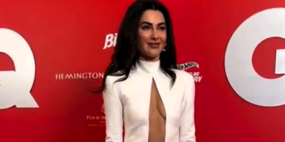 Nesrin Cavadzade’nin Cesur Dekolteli Elbisesi Gündem Oldu