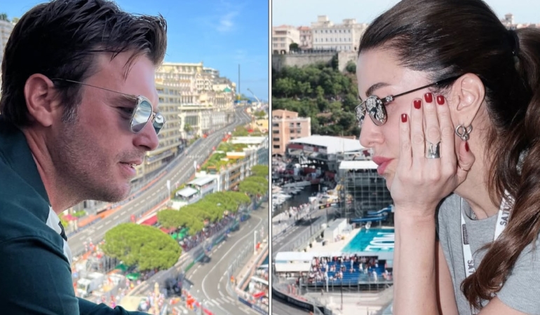 Kıvanç Tatlıtuğ ve Başak Dizer Formula 1’de aşk dolu görüntüler