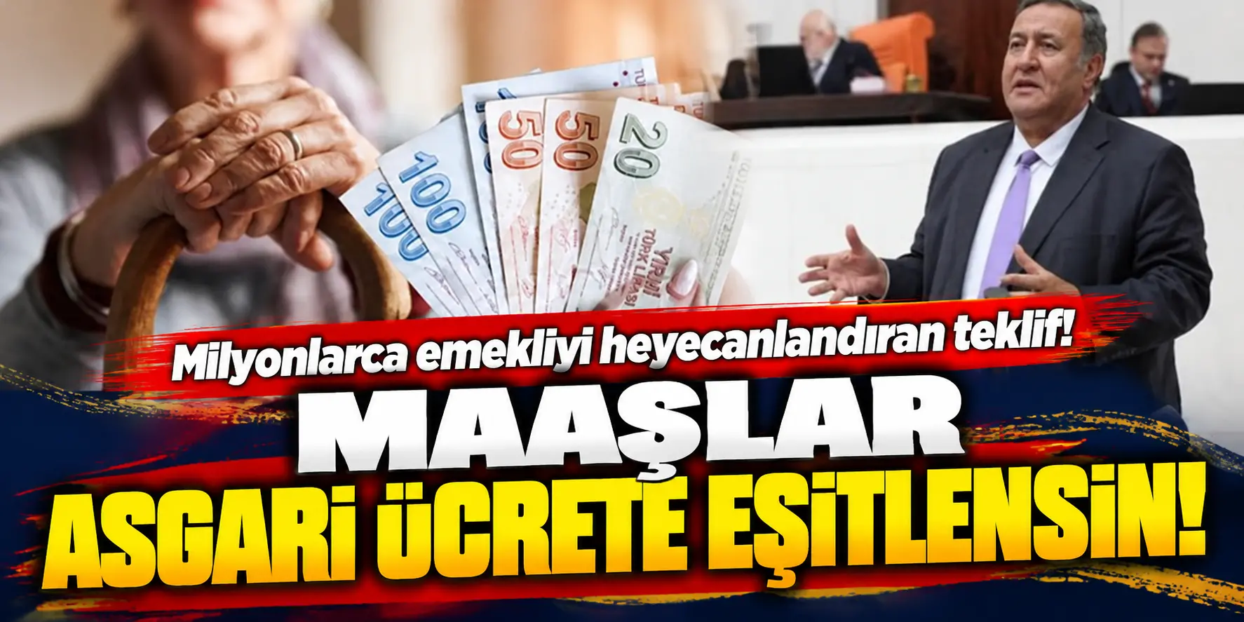 Emekli maaşları asgari ücrete eşitlensin! Milyonları ilgilendiren zam çağrısı
