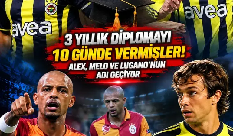 Futbolda sahte diploma skandalı! Alex, Melo ve Lugano’nun adı geçiyor