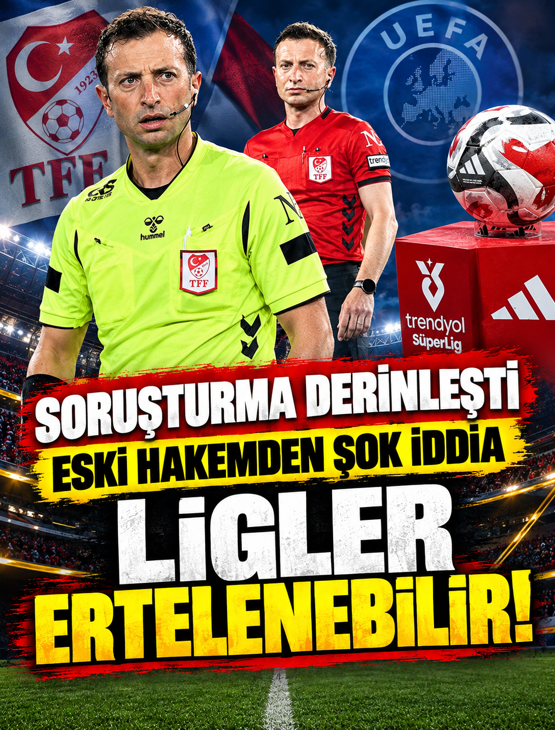 Hakem Soruşturması Derinleşiyor: “Ligler Ertelenebilir” İddiası