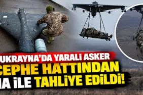 İHA ile Cepheden Yaralı Tahliyesi (1)