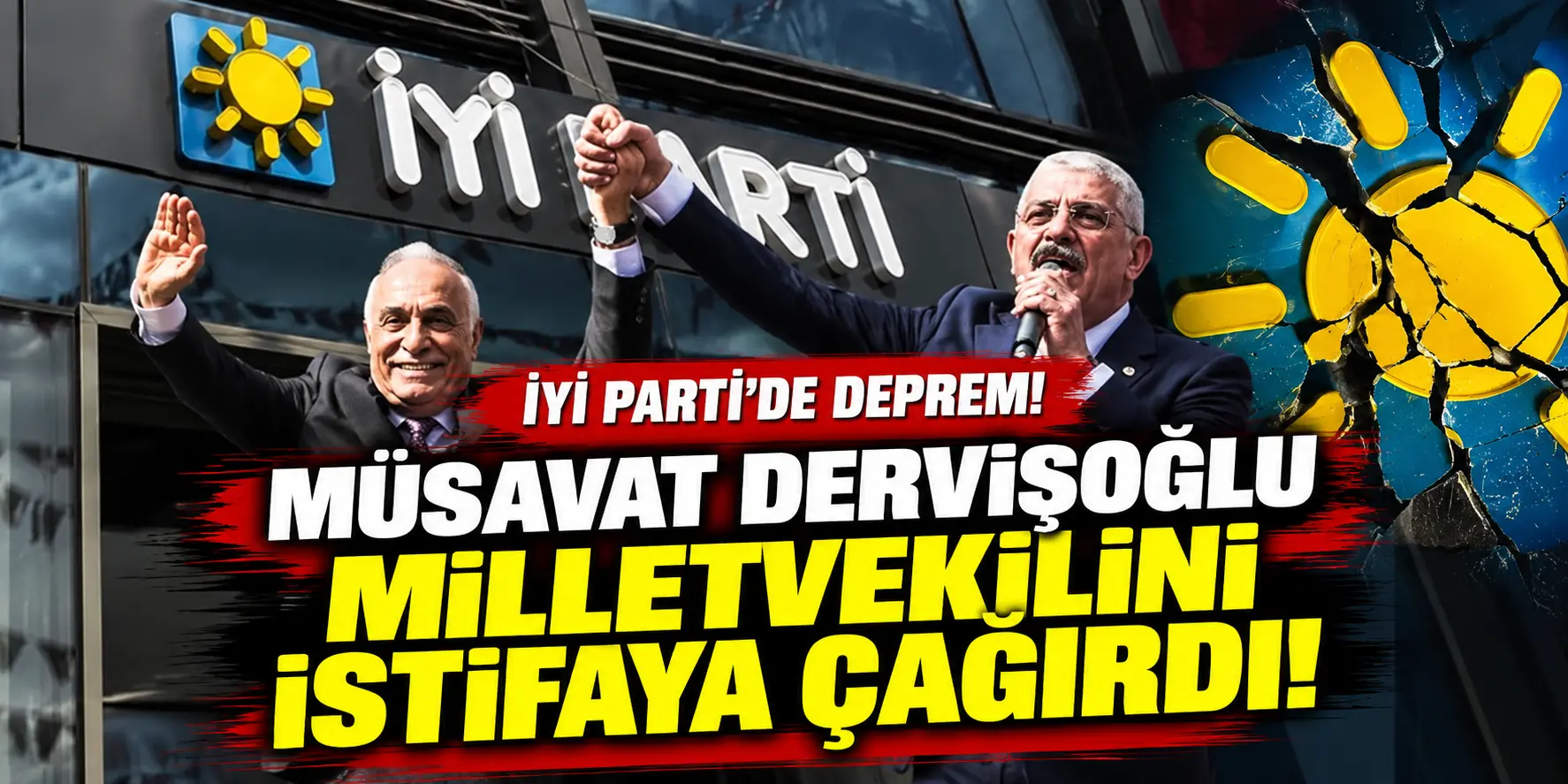 İYİ Parti’de İstifa Depremi! Müsavat Dervişoğlu İstedi, Ahmet Eşref Fakıbaba Hem Partiden Hem Meclisten Ayrıldı