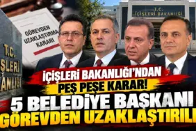 İçişleri’nden Peş Peşe Görevden Uzaklaştırma Kararı