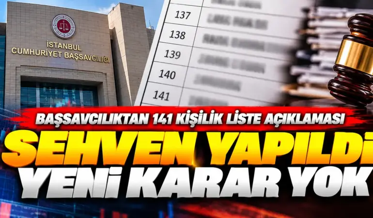 Fon soruşturmasında 141 kişilik liste krizi! Başsavcılıktan flaş açıklama: 109 şüpheliye tedbir sürüyor