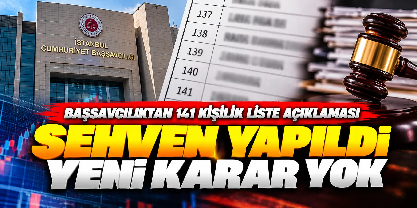 Fon soruşturmasında 141 kişilik liste krizi! Başsavcılıktan flaş açıklama: 109 şüpheliye tedbir sürüyor