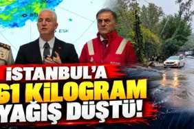 İstanbul’da 261 Kilogram Yağış Alarmı