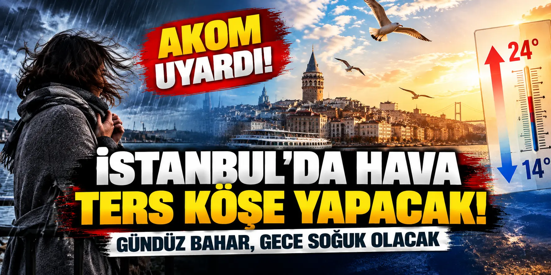 AKOM’dan İstanbul’a Hava Uyarısı: Gündüz Bahar, Gece Soğuk Olacak