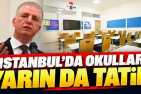 İstanbul’da Okullar Yarın da Tatil!