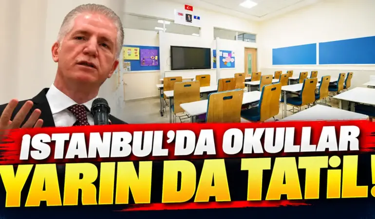 İstanbul’da Okullar 16 Ekim Cuma Günü de Tatil! Vali Davut Gül Açıkladı