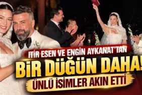 Itır Esen ve Engin Aykanat’tan Düğün Aşkı