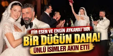 Itır Esen ve Engin Aykanat’tan Düğün Aşkı