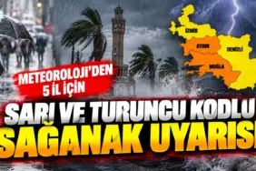İzmir’de Sarı ve Turuncu Kod Alarmı