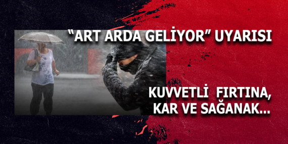 Meteoroloji Uzmanı Orhan Şen’den Kuvvetli Fırtına, Kar ve Sağanak Uyarısı