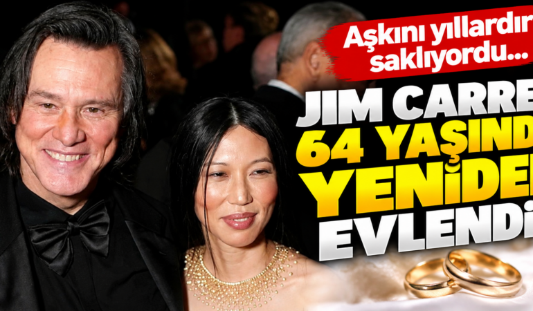 Jim Carrey’den Sürpriz Nikâh! 64 Yaşında Üçüncü Kez Evlendi