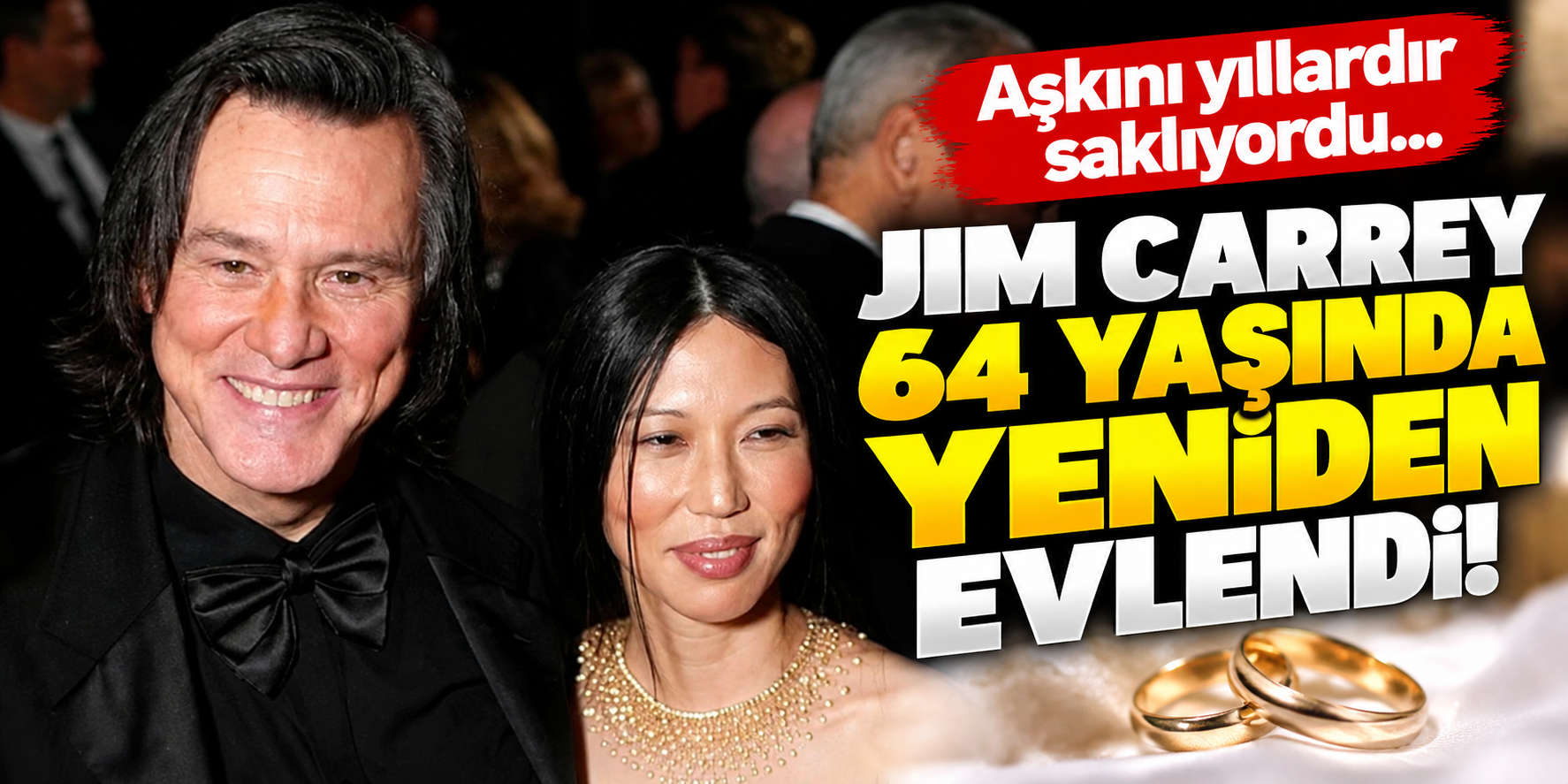 Jim Carrey’den Sürpriz Nikâh! 64 Yaşında Üçüncü Kez Evlendi