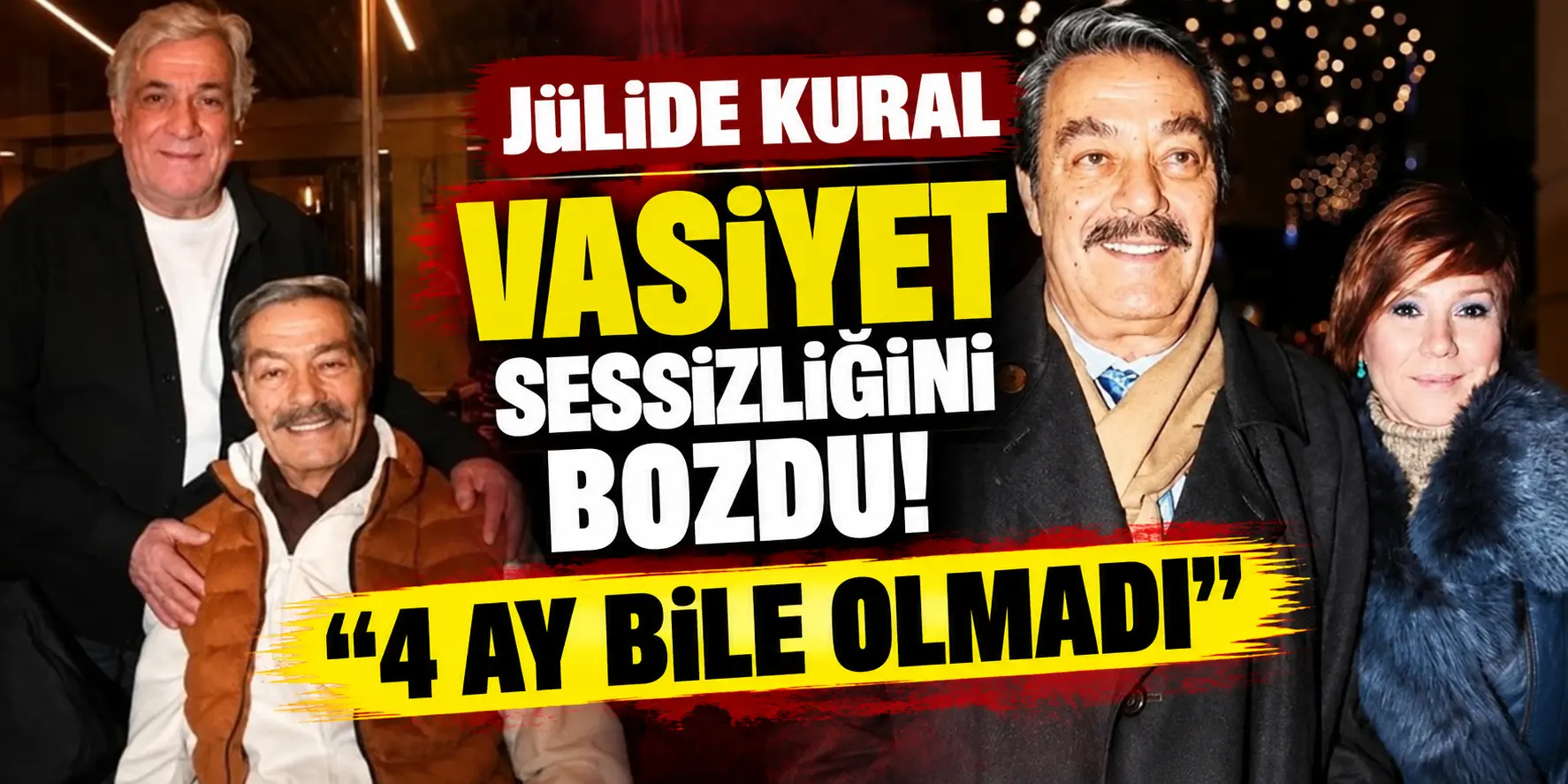 Kadir İnanır’ın Vasiyeti Tartışma Yarattı! Jülide Kural Sessizliğini Bozdu: “4 Ay Bile Olmadı”