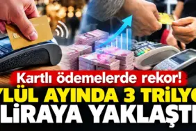 Kartlı Ödemelerde Rekor_ 3 Trilyon Liraya Yaklaştı