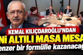 Kılıçdaroğlu’ndan Yeni Altılı Masa Mesajı (1)