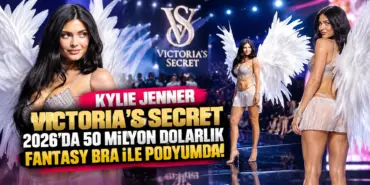Kylie Jenner Victoria’s Secret Podyumunda
