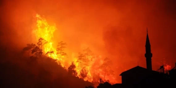 Çeşme’de Orman Yangını: Ekipler Hızla Müdahale Ediyor