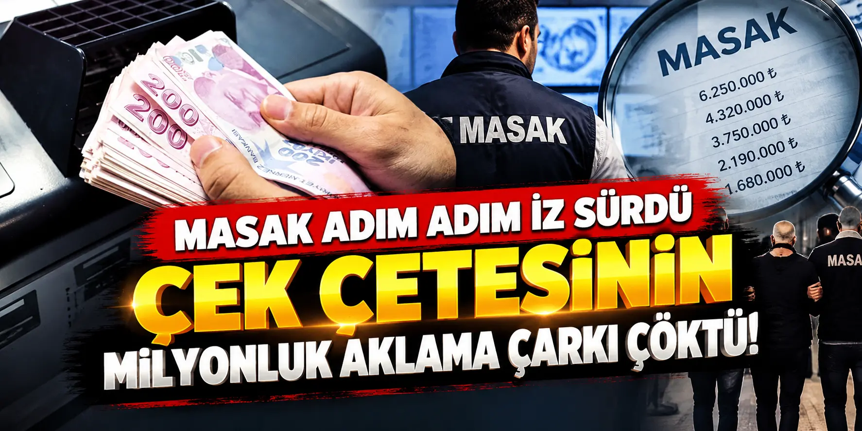 MASAK Çek Dolandırıcılığı Şebekesini Deşifre Etti! 31,5 Milyon TL’lik Para Trafiği Ortaya Çıktı