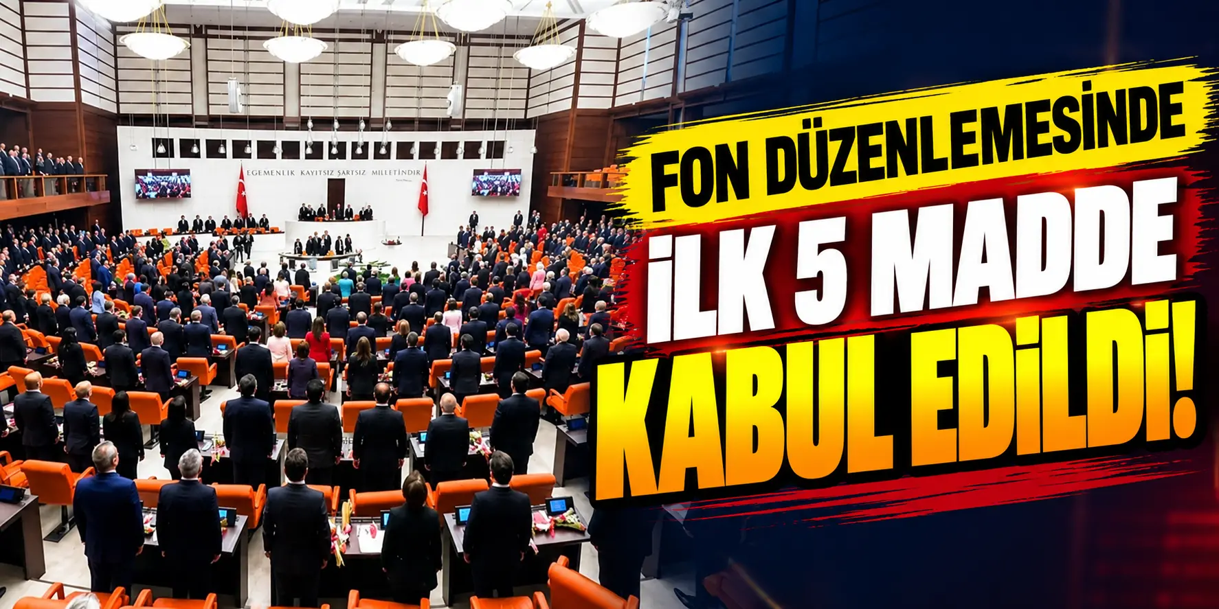 Fon yatırımcılarına 1 milyon TL’ye kadar ödeme! İlk 5 madde Meclis’ten geçti