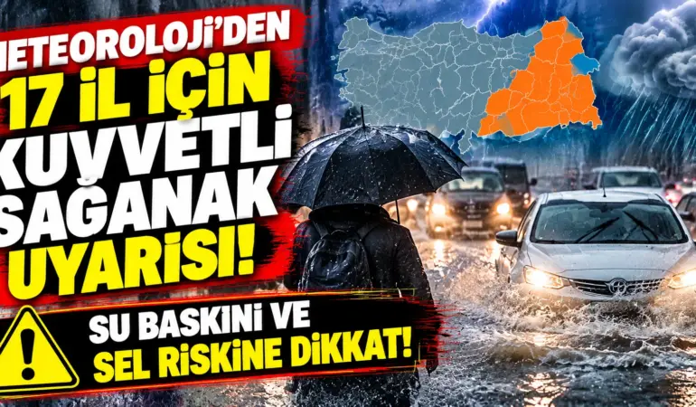 Meteoroloji’den 17 İl İçin Kuvvetli Sağanak Uyarısı: Sel ve Su Baskınına Dikkat Meteoroloji Genel Müdürlüğü’nün son değerlendirmelerinin ardından çok sayıda kent için kuvvetli sağanak uyarısı yapıldı. 6 Ekim Salı günü özellikle yurdun doğu kesimlerinde yağışların yerel olarak etkisini artırması bekleniyor. 17 İL İÇİN KRİTİK UYARI Öğle saatlerinde Bingöl, Muş, Bitlis, Tunceli, Elazığ ve Hakkari çevreleri ile Siirt ve Şırnak’ın doğusunda kuvvetli sağanak ve gök gürültülü sağanak bekleniyor. Diyarbakır, Batman ve Adıyaman’ın kuzeyi ile Malatya, Van ve Erzurum’un güney kesimlerinde de yağışların yerel olarak kuvvetli olacağı tahmin ediliyor. KARS, AĞRI VE IĞDIR’DA YAĞIŞ ETKİSİNİ ARTIRACAK Öğle saatlerinden sonra Kars, Ağrı ve Iğdır çevrelerinde kuvvetli yağış bekleniyor. Hatay’ın kıyı kesimleri ile Osmaniye’nin güney ve doğusunda da aralıklı ve yerel kuvvetli sağanakların görülebileceği bildirildi. SEL VE SU BASKINI RİSKİNE DİKKAT Yetkililer, kuvvetli yağışlarla birlikte ani sel, su baskını, yıldırım, yerel dolu, kuvvetli rüzgâr ve ulaşımda aksamalar yaşanabileceği konusunda uyardı. Vatandaşların özellikle yağışın etkili olacağı saatlerde dikkatli ve tedbirli olması, riskli bölgelerde gerekli önlemleri alması istendi. #Meteoroloji, #SağanakYağış, #SelUyarısı, #HavaDurumu, #KuvvetliYağış, #MGM