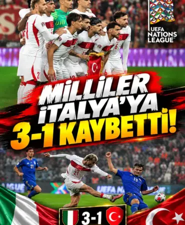 Milliler İtalya’ya 3-1 Yenildi