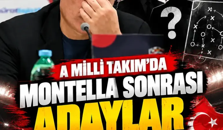 A Milli Takım’da Montella sonrası sürpriz isimler! İşte teknik direktör adayları