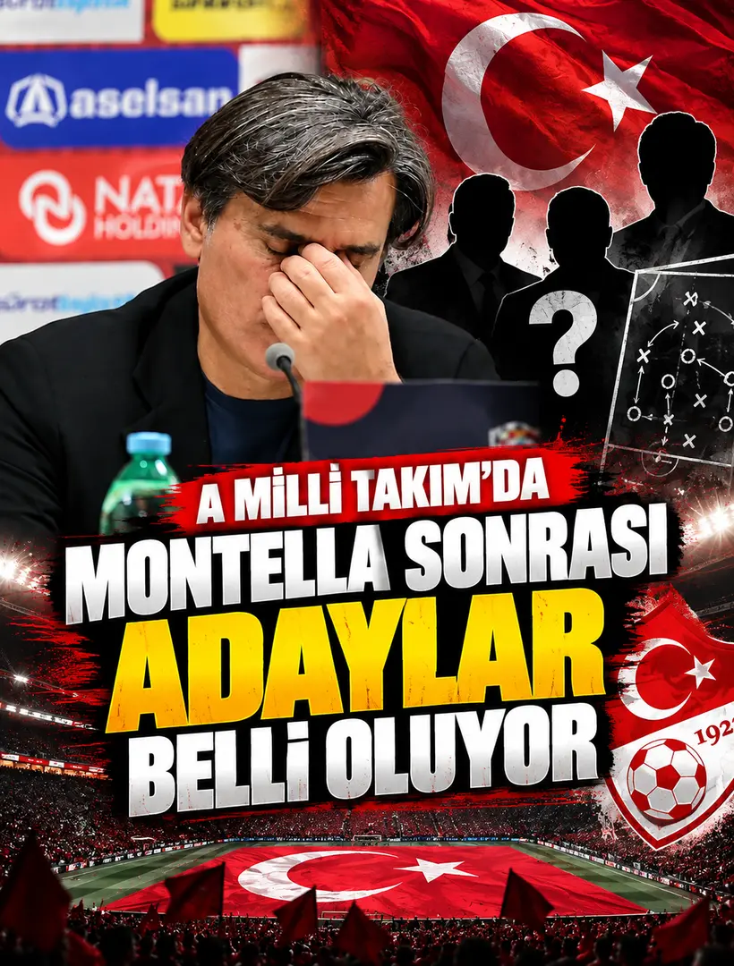 A Milli Takım’da Montella sonrası sürpriz isimler! İşte teknik direktör adayları
