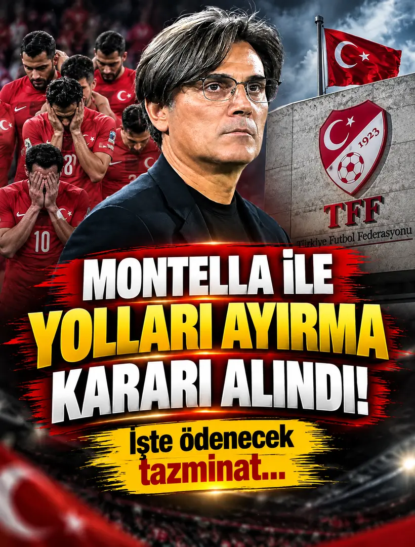 Montella ile Yollar Ayrılıyor İddiası: TFF’nin Ödeyeceği Tazminat Belli Oldu