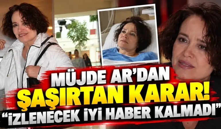 Müjde Ar’dan Şaşırtan Televizyon Kararı: “İzlenecek İyi Haber Kalmadı”