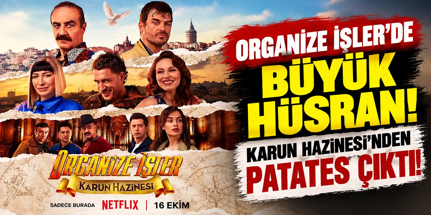 Organize İşler: Karun Hazinesi’ne Eleştiri Yağmuru! Yılmaz Erdoğan’ın Dizisi Beklentileri Karşılayamadı