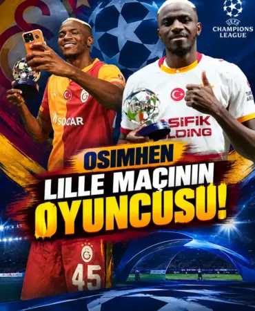 Osimhen_ Lille Maçının Oyuncusu!